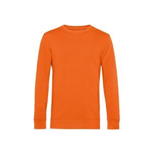 B&C Mens Crew Neck Sweat / Pure Orange